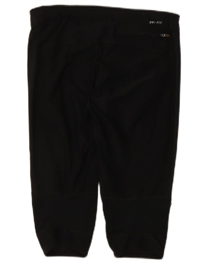 Leggings Nike Dri Fit Capri da donna UK 12 medio nero poliestere
