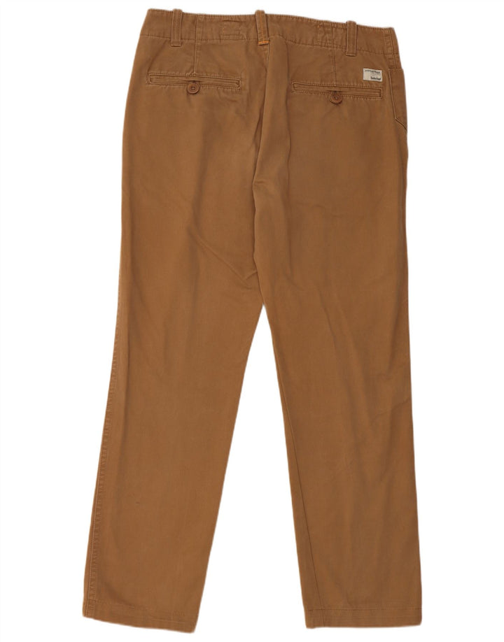 Pantaloni chino dritti da uomo TIMBERLAND W33 L29 Marrone