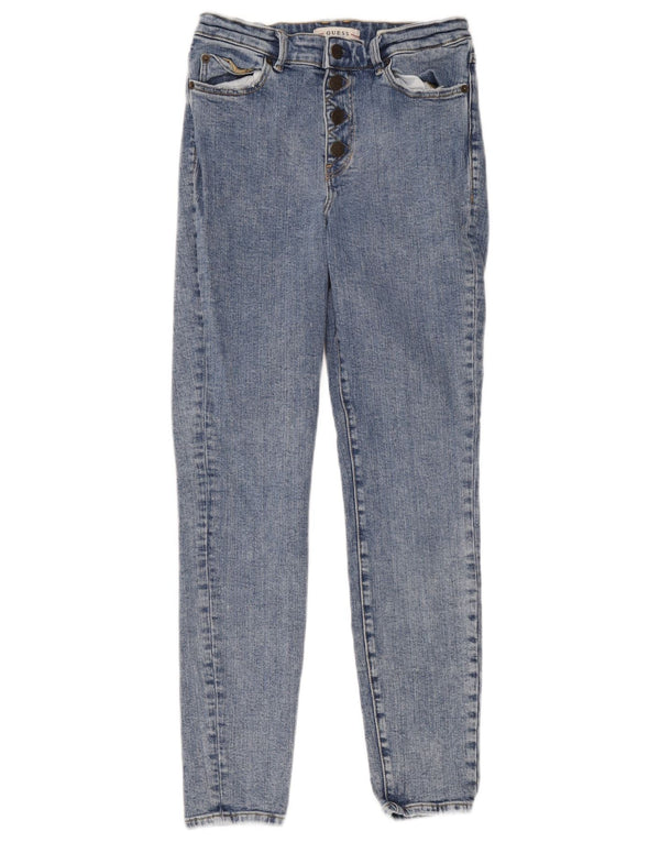 Jeans skinny a vita alta da donna Guess W26 L28 Blu
