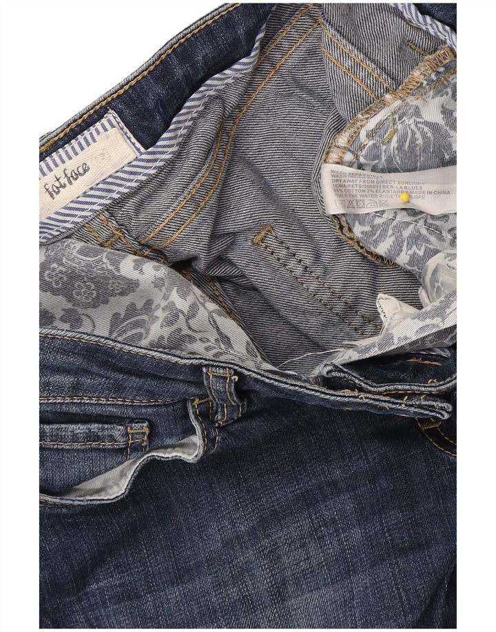 Jeans corti da donna Fat Face UK 12 Medio W34 L23 Cotone blu