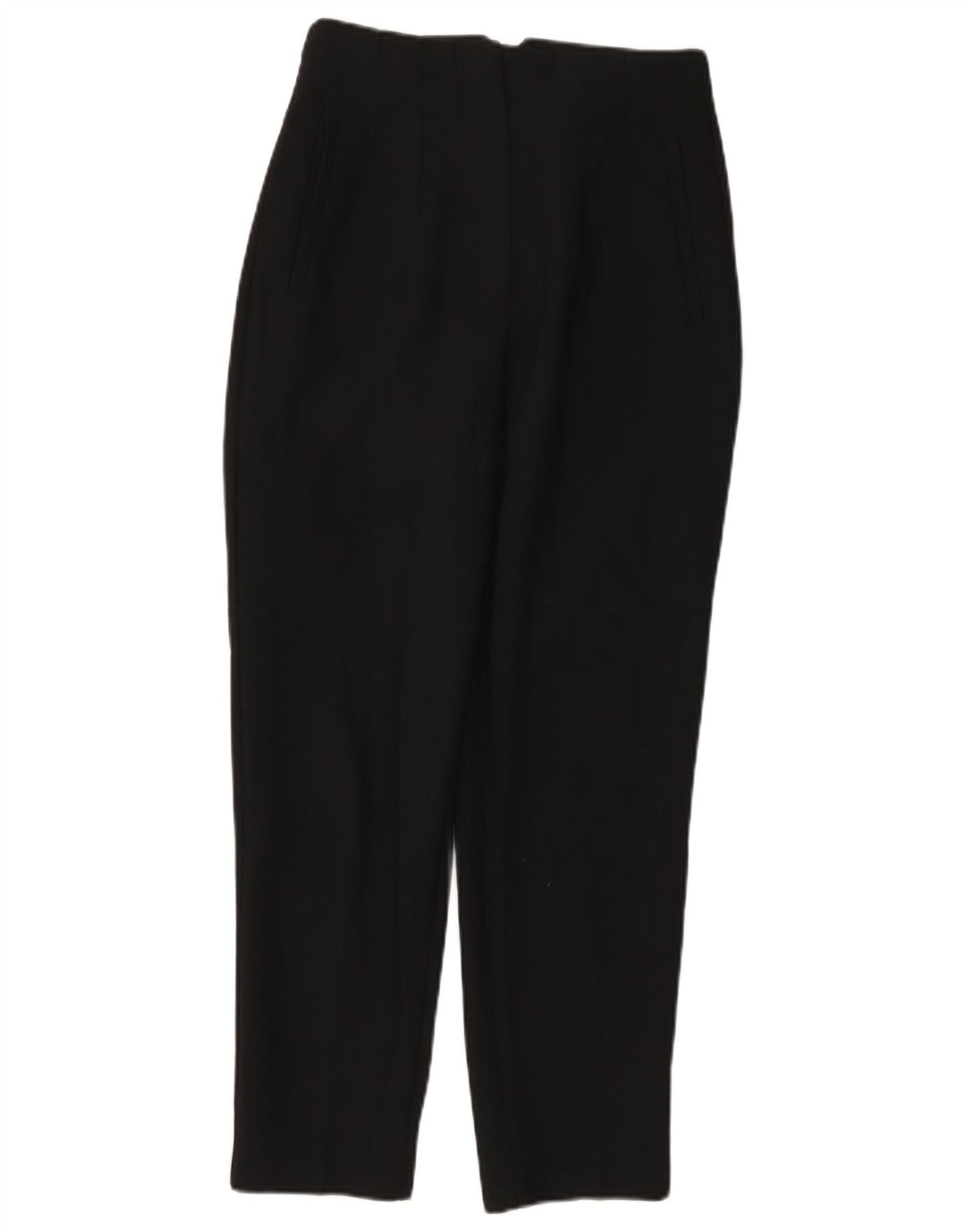 Pantaloni chino affusolati da donna Zara piccoli W26 L27 poliestere nero