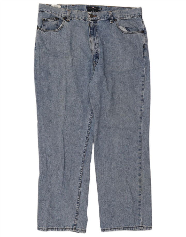 Jeans dritti da uomo Marks & Spencer W38 L29 cotone blu