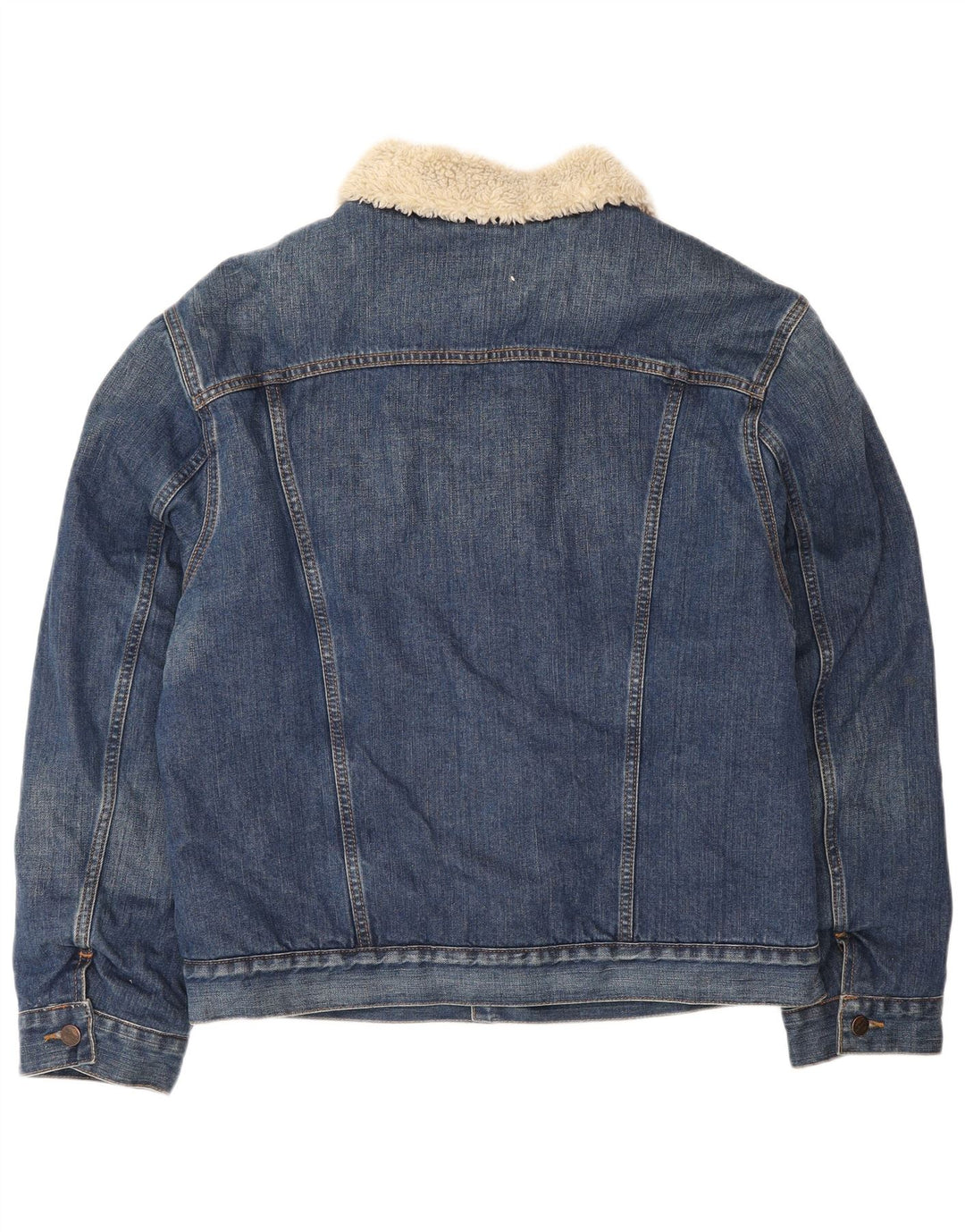 Giacca in denim da uomo Wrangler UK 40 grande cotone blu