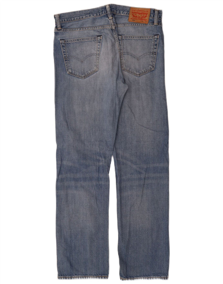 Levi's Uomo 504 Jeans dritti W33 L32 Cotone Blu