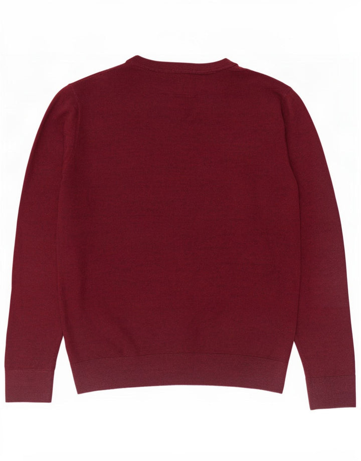 Maglione Gap da uomo con scollo a barca piccolo bordeaux