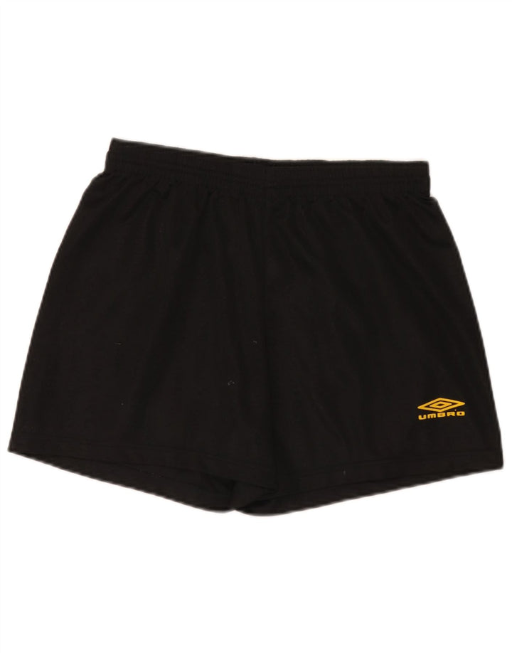 Pantaloncini sportivi da uomo Umbro medio nero in poliestere