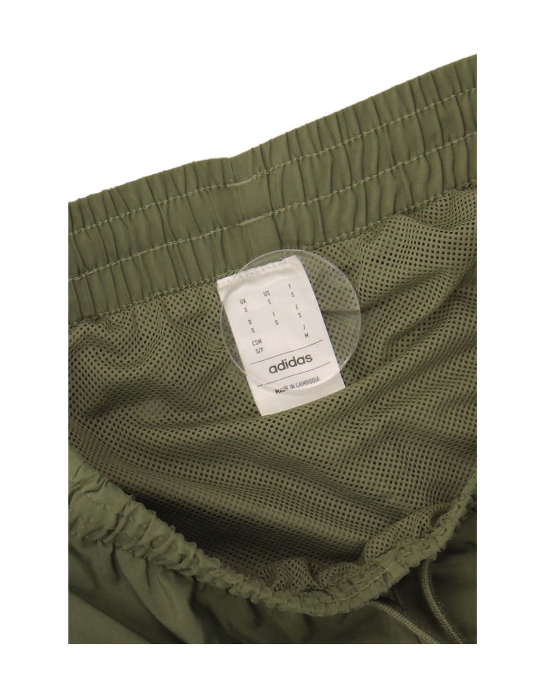 ADIDAS Mens Sport Shorts Small  Green Polyester