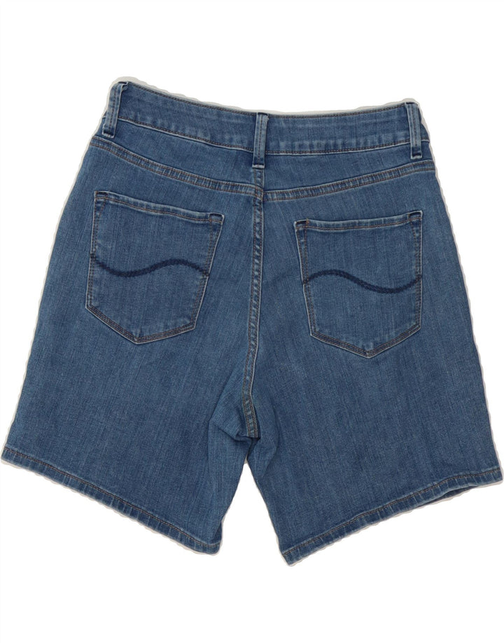 LEE Womens Curvy Fit Denim Shorts US 10 Large W32  Blue Cotton Vintage Lee and Second-Hand Lee from Messina Hembry 