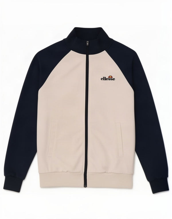 Giacca da ginnastica da uomo Ellesse, grande, in poliestere color block blu navy
