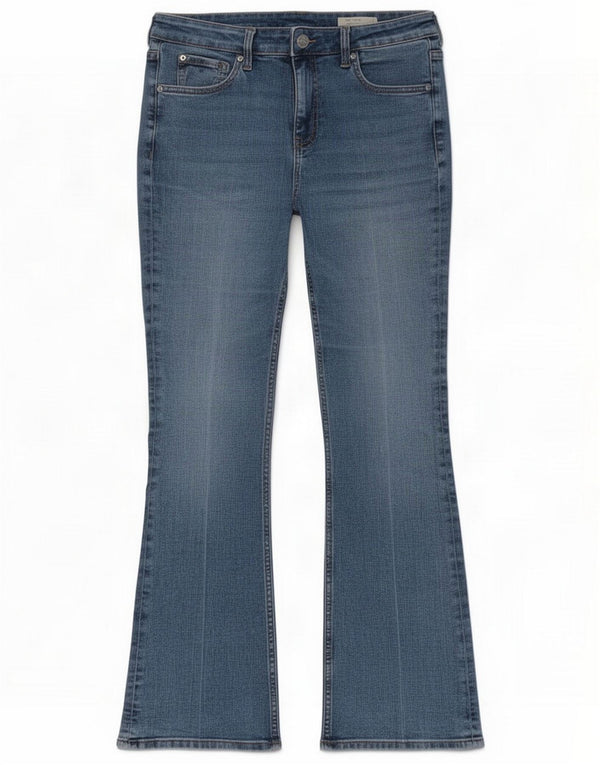 Marks & Spencer Jeans The Eva Bootcut da donna UK 14 Large W34 L28 Blu
