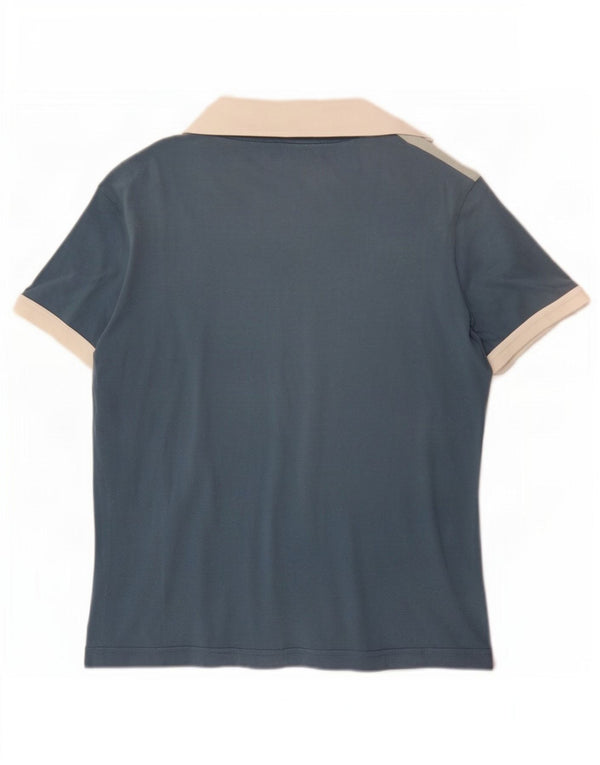 Polo da donna Maui and Sons UK 14 Cotone color block blu medio