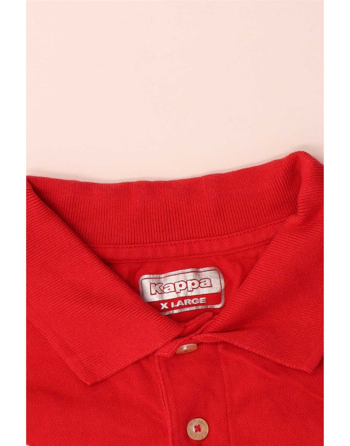 Polo Kappa Uomo XL Rosso Cotone