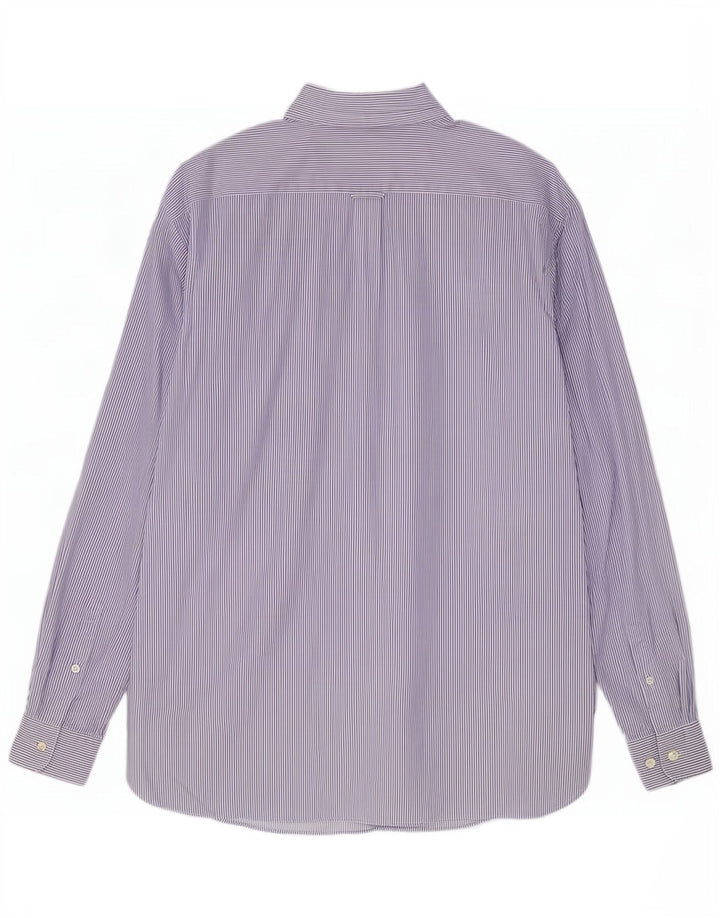 Camicia Gant Uomo XL Cotone Gessato Blu