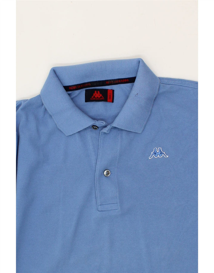 KAPPA Mens Polo Shirt Small Blue Cotton Vintage Kappa and Second-Hand Kappa from Messina Hembry 