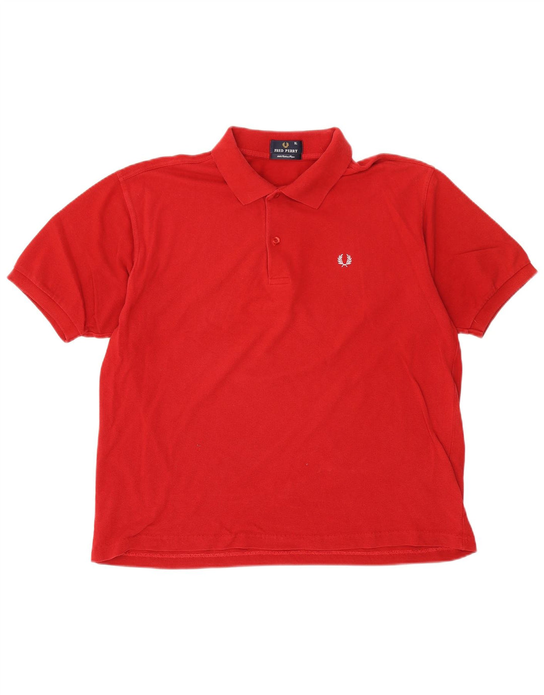 Polo da uomo Fred Perry XL in cotone rosso