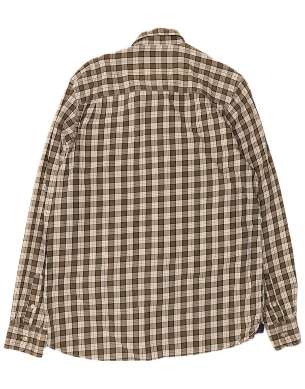 Camicia da uomo North Sails XL in cotone scozzese kaki