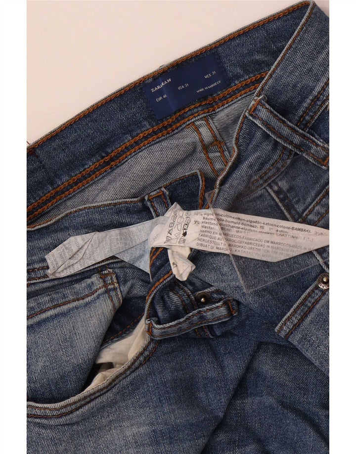 Jeans slim da uomo Zara EU 40 medio W31 L32 cotone blu