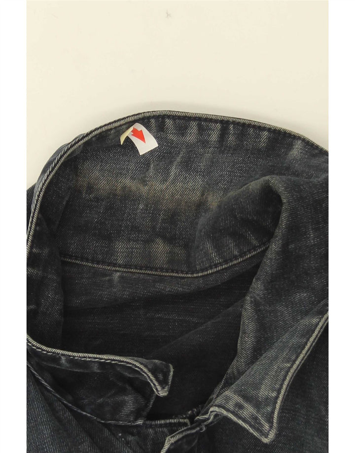 Giacca di jeans da uomo Calvin Klein Jeans UK 38 Colorblock blu navy medio