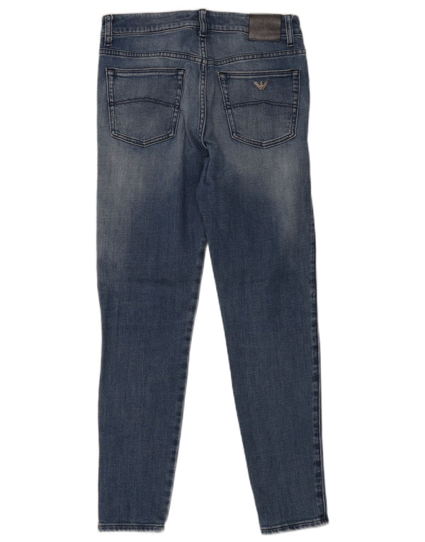 Jeans skinny Mai da donna Armani W28 L28 cotone blu