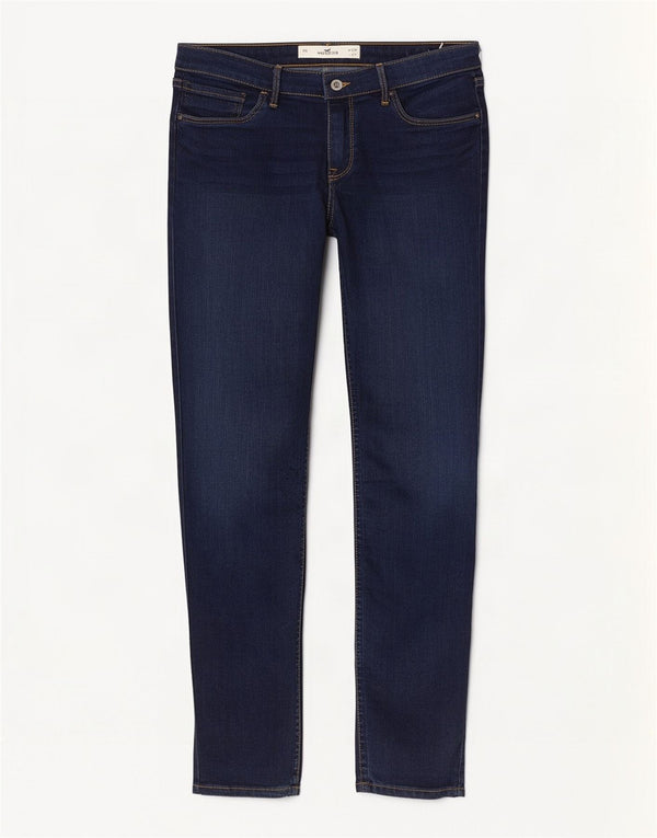 Jeans skinny da donna Hollister US 9 medi W29 L29 cotone blu navy