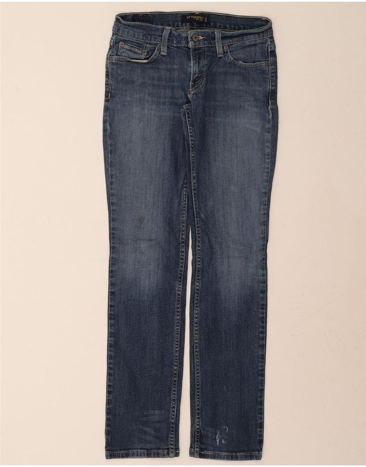 LEVI'S Womens 524 Super Low Straight Jeans US 5 Medium W30 L31 Blue Cotton Vintage Levi's and Second-Hand Levi's from Messina Hembry 
