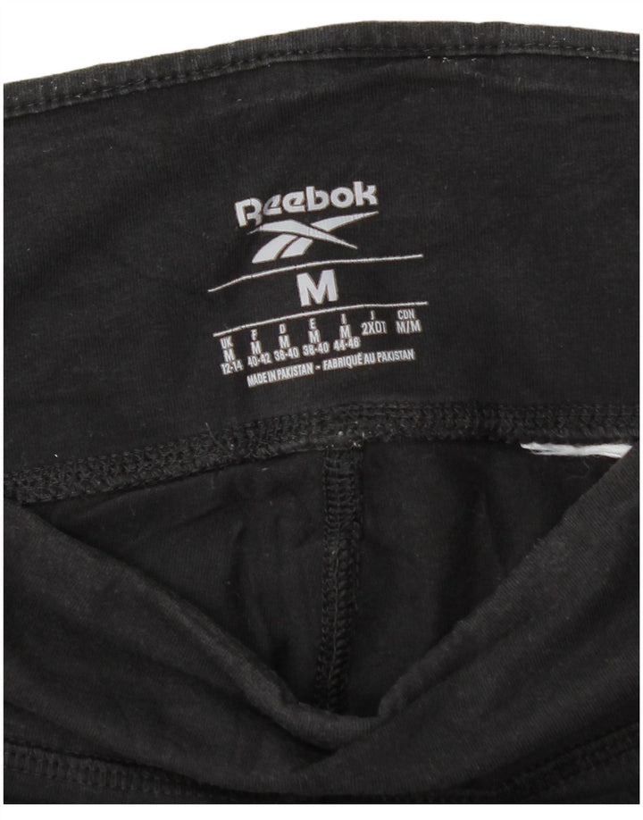 Leggings grafici REEBOK da donna UK 12/14 Medio Nero