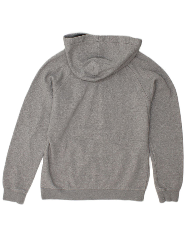 Felpa con cappuccio grafica da donna ADIDAS UK 10 piccola in cotone grigio