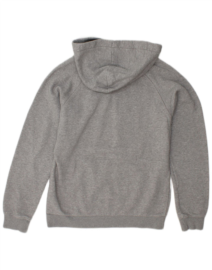 Felpa con cappuccio grafica da donna ADIDAS UK 10 piccola in cotone grigio