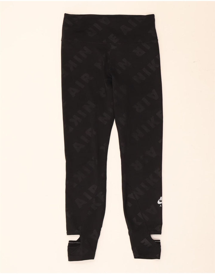 Leggings Nike Graphic Crop da donna UK 12 medio nero poliestere