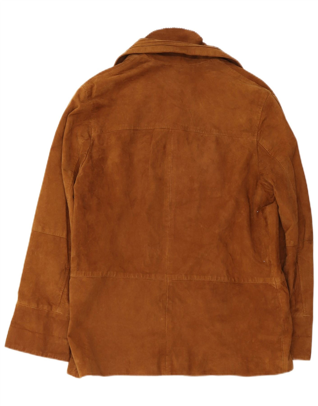 Giacca vintage in pelle scamosciata da uomo IT 44 XS in pelle marrone