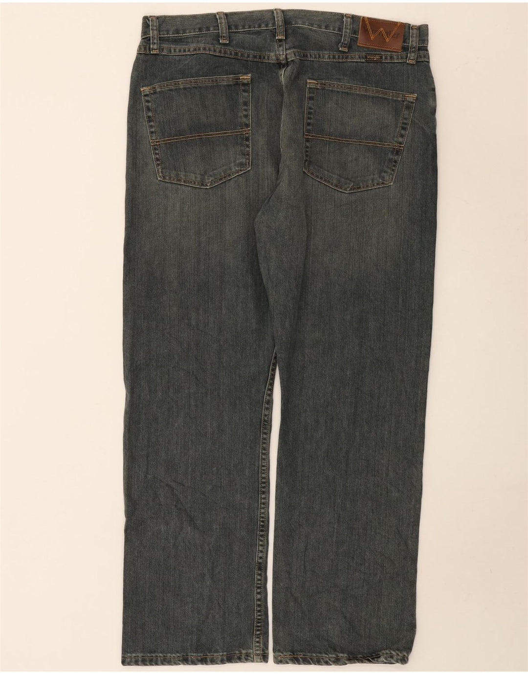 Jeans dritti da uomo Wrangler W36 L29 cotone blu