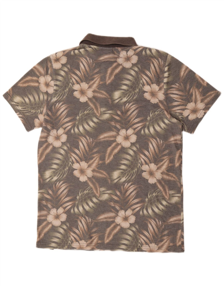 Polo da uomo Animal marrone medio floreale