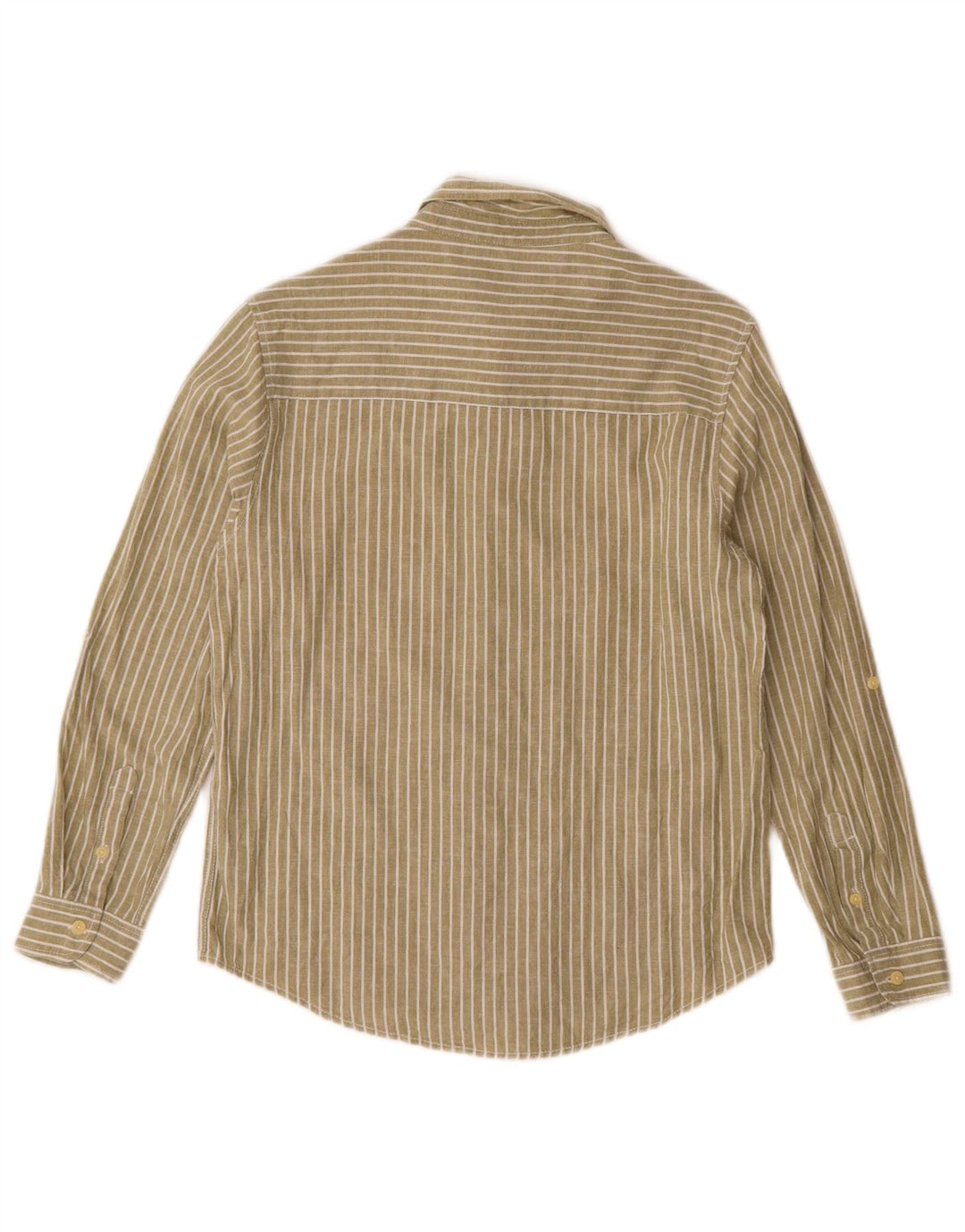 Camicia Zara per ragazzi 11-12 anni Cotone gessato kaki