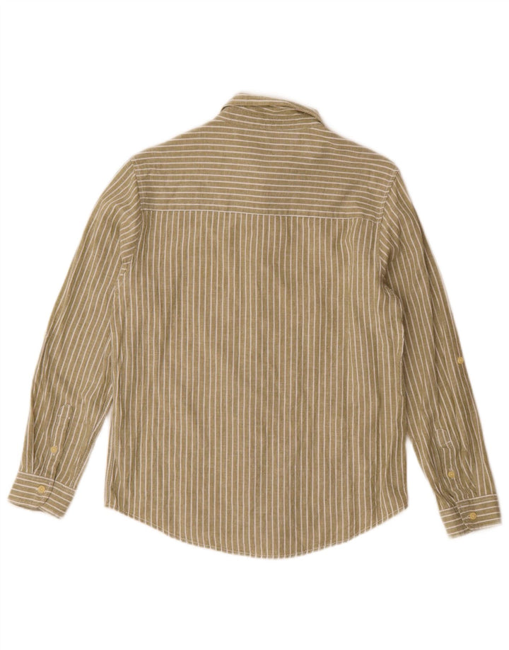 Camicia Zara per ragazzi 11-12 anni Cotone gessato kaki