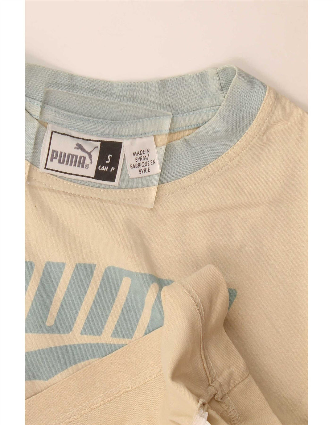T-shirt grafica da uomo Puma Top Small Off White Colourblock
