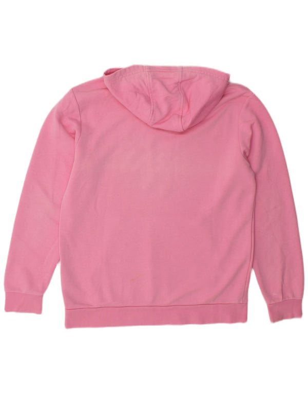 Felpa con cappuccio grafica Adidas da ragazzo 13-14 anni in cotone rosa