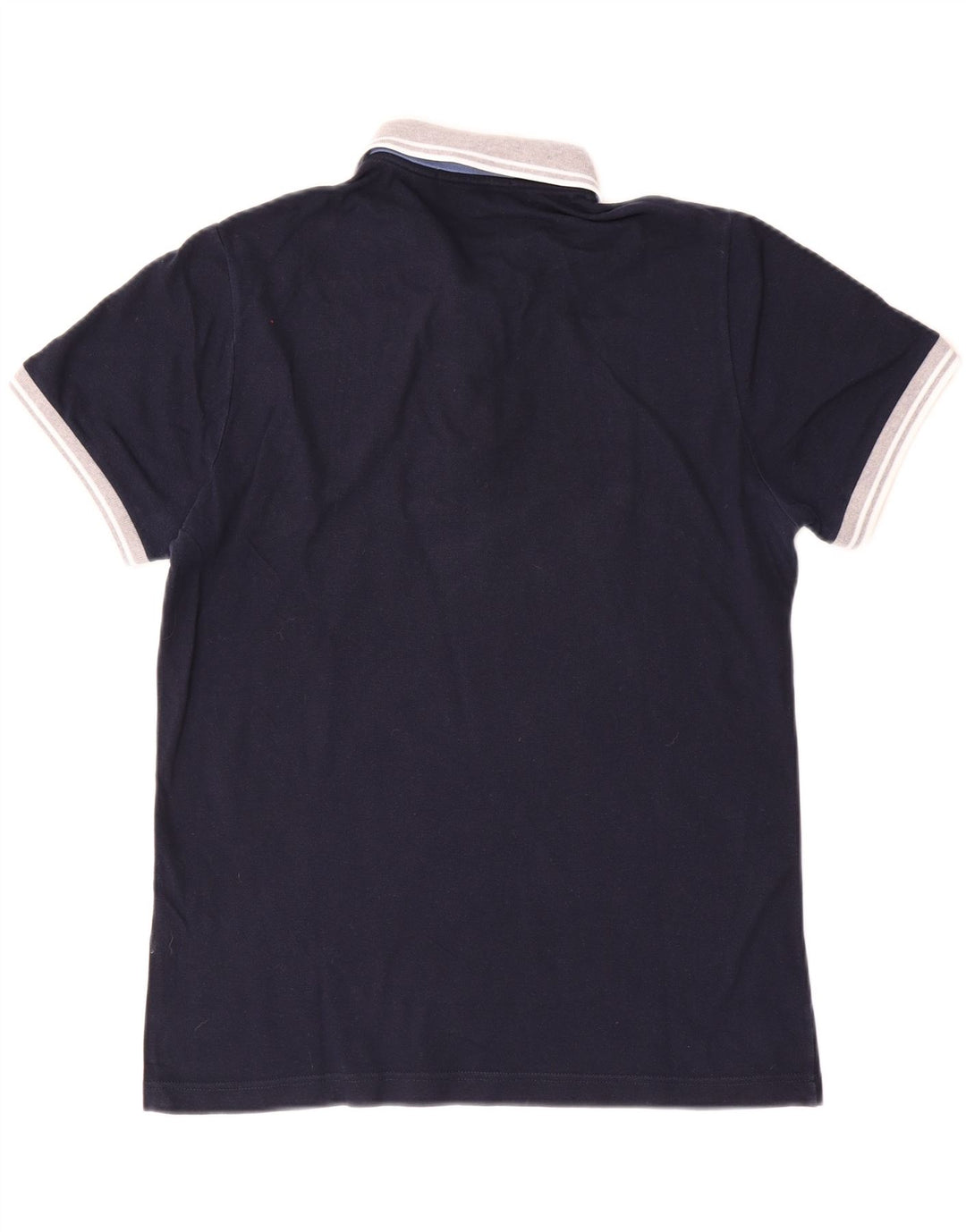 Polo da uomo Fred Perry in cotone color block medio blu navy