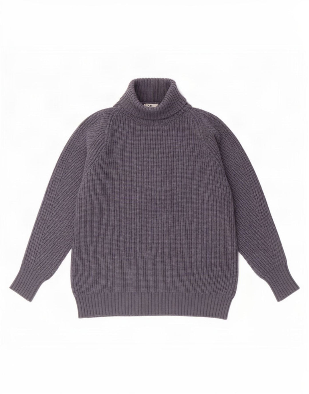 Maglione maglione collo alto da donna Zara UK 10 piccolo grigio
