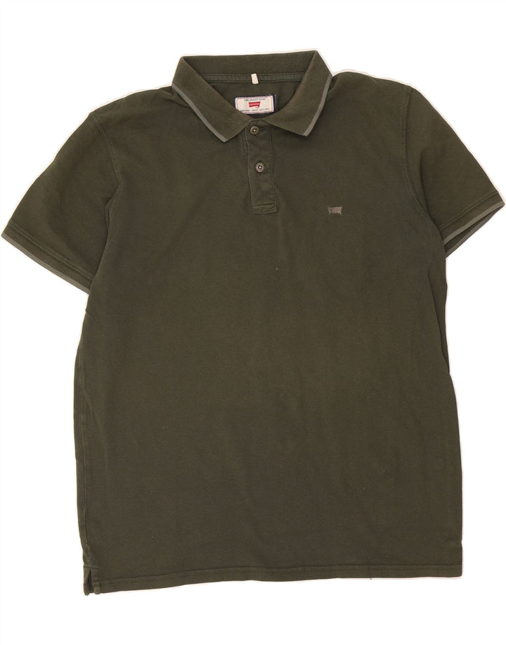 CARRERA Mens Polo Shirt Large Green Cotton Vintage Carrera and Second-Hand Carrera from Messina Hembry 