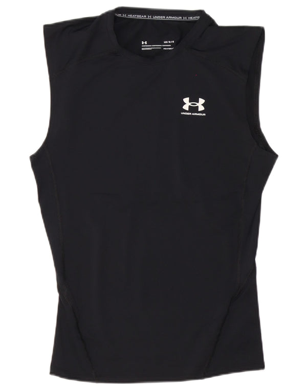 Canottiera Under Armour da uomo Heat Gear, grande, in poliestere nero
