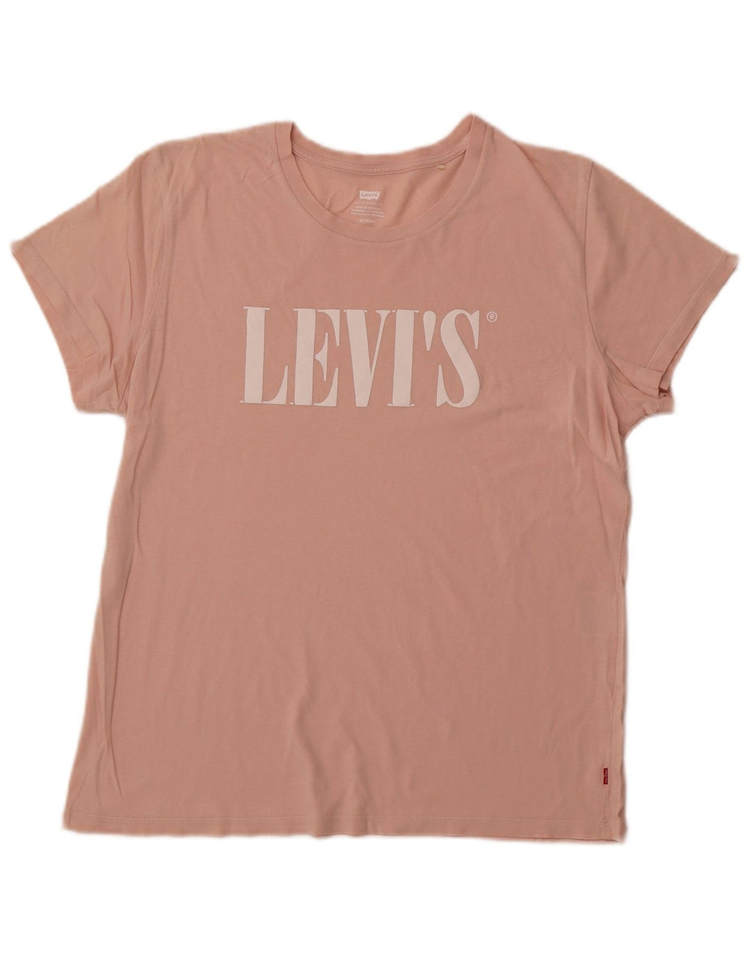 T-shirt grafica da donna LEVI'S UK 18 XL Rosa