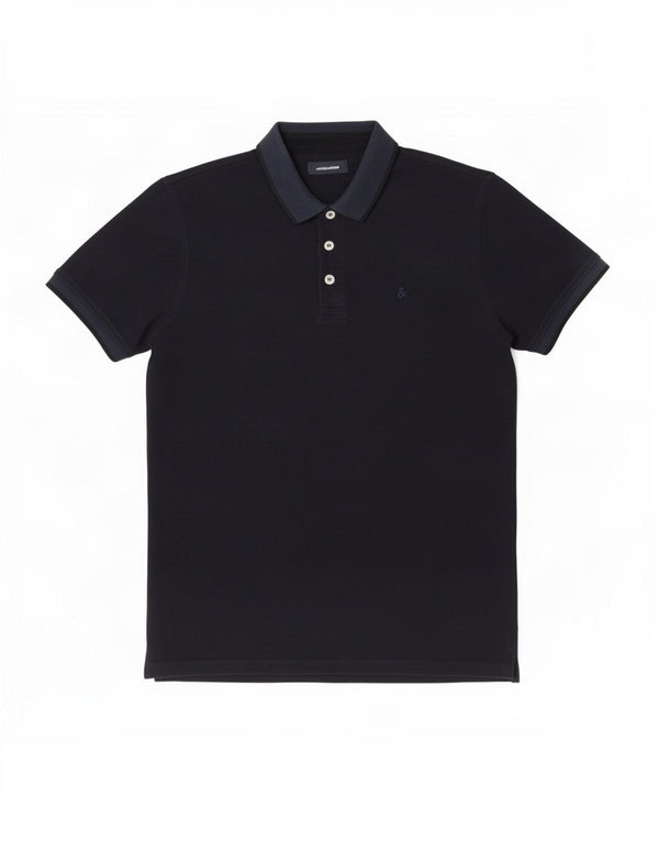 Polo da uomo Jack & Jones XL in cotone blu navy