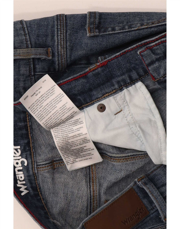 Jeans slim da uomo Wrangler W36 L32 cotone blu