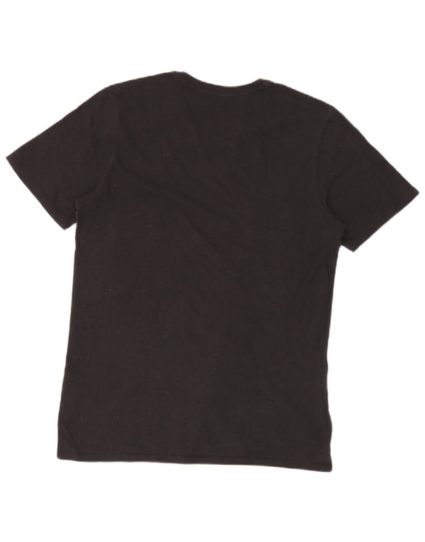 T-shirt Nike da uomo dal taglio atletico, cotone medio nero