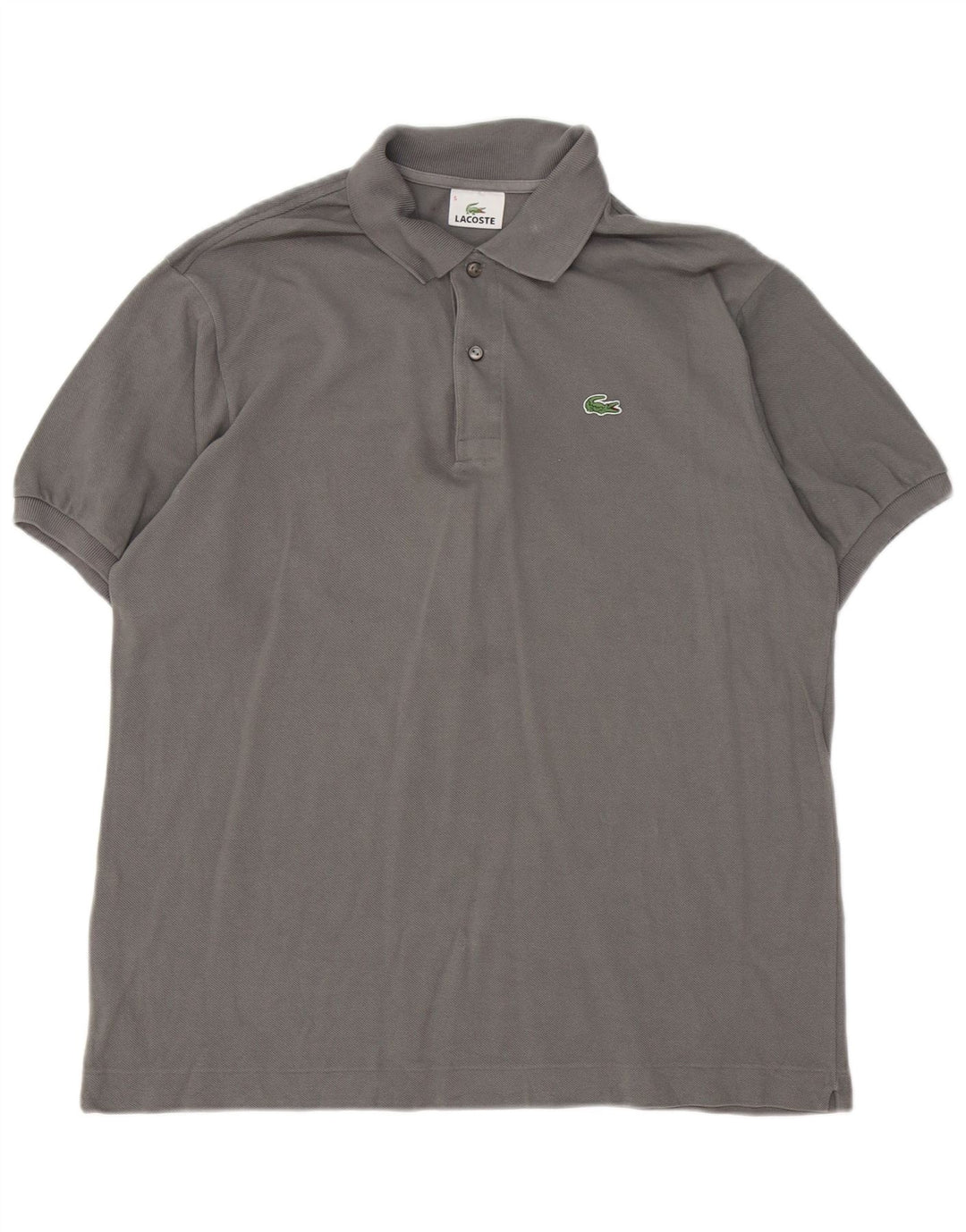 Polo da uomo Lacoste taglia 5 grande in cotone grigio