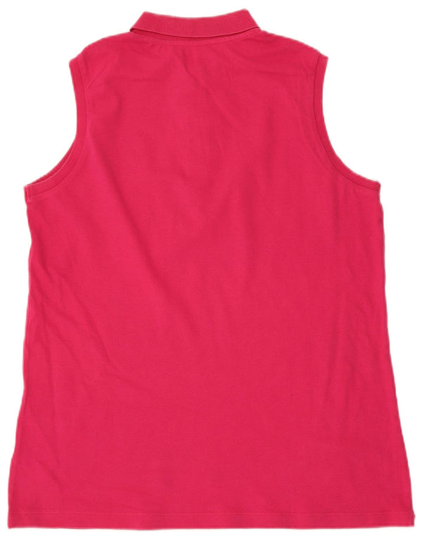 Polo senza maniche da donna Lotto UK 20 2XL Rosa