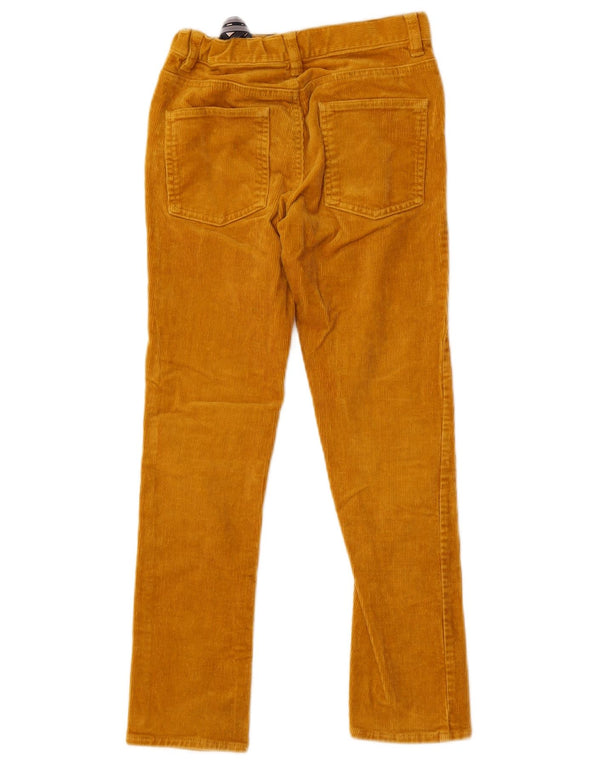 Pantaloni dritti in velluto a coste Boden Boys 8-9 anni W24 L24 cotone giallo