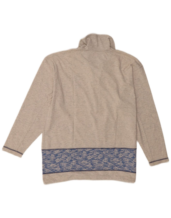 Top Diadora da donna a vestibilità ampia a maniche lunghe UK 14 Colorblock beige medio