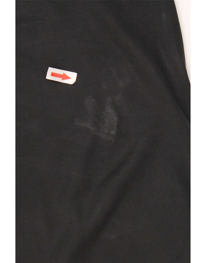 Maglia da tuta Nike Dri Fit con zip e collo pullover da uomo, poliestere nero medio