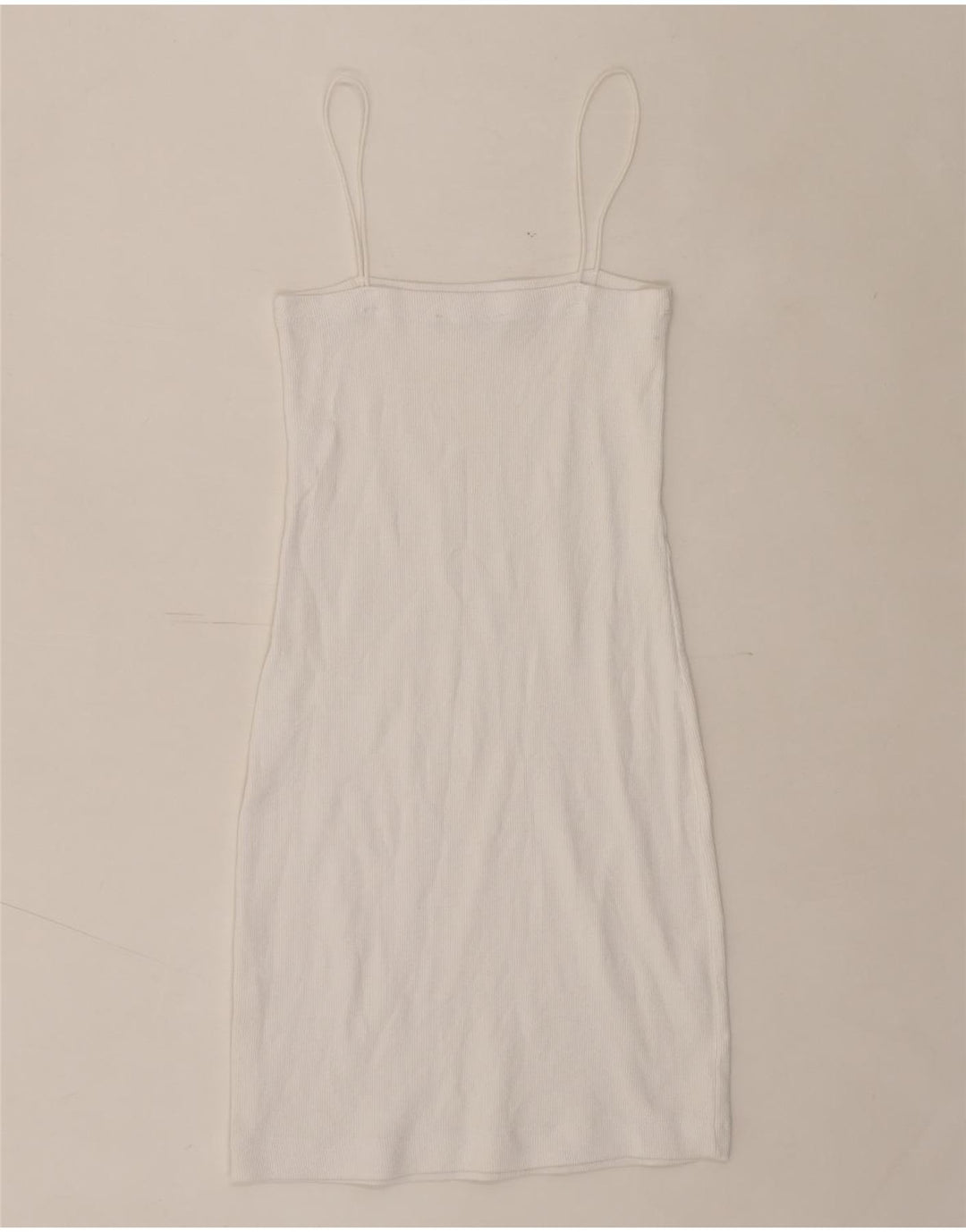ZARA Womens Slip Dress UK 12 Medium White Vintage Zara and Second-Hand Zara from Messina Hembry 